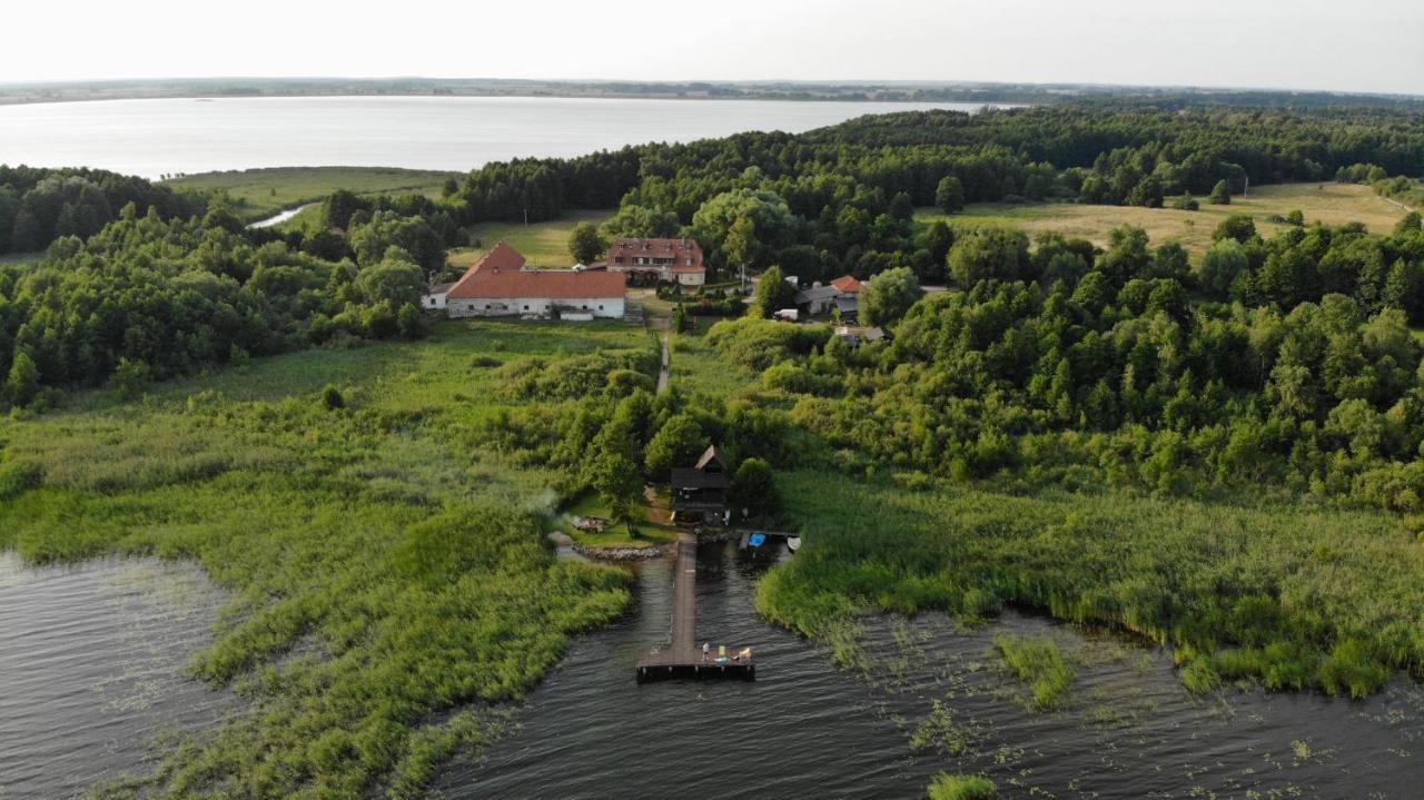 Folwark Luknajno Nad Jeziorem Sniardwy Gospoda Dziedzictwo Kulinarne Warmia-Mazury Mikołajki Esterno foto